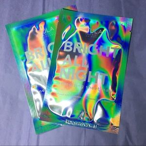Tula Bright All Night Sheet Mask: 2 pack
